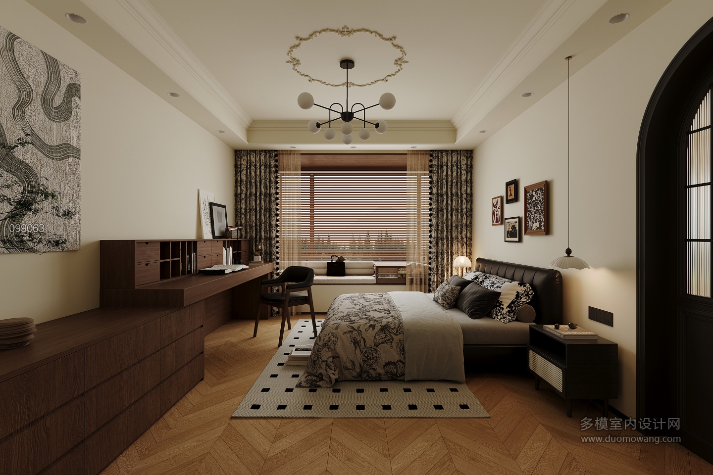 现代主卧单张