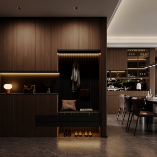 意式客餐厅_单张玄关