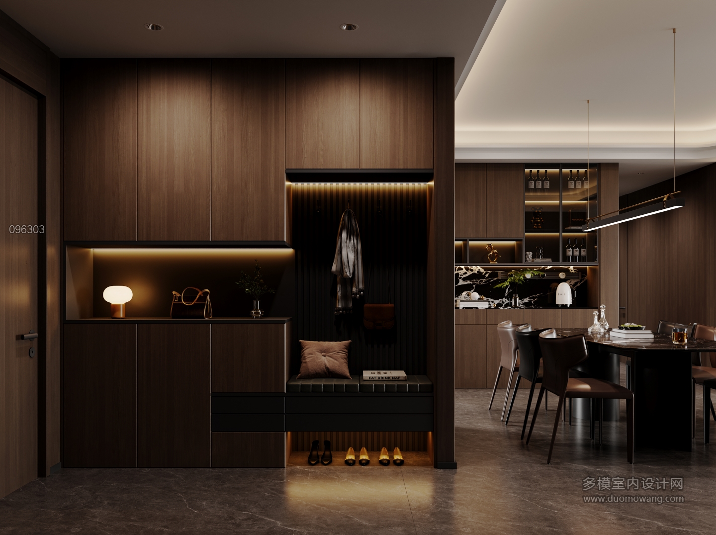 意式客餐厅_单张玄关