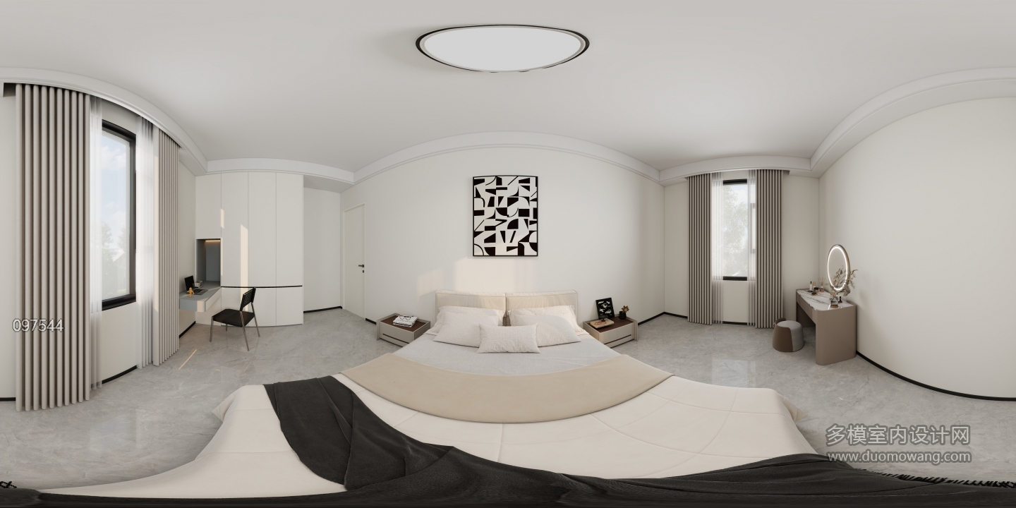 现代卧室3