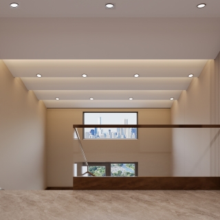 意式别墅 3楼楼梯静态