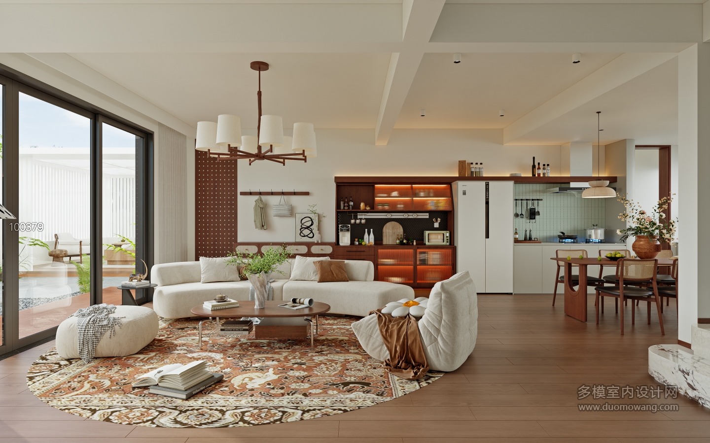 多彩一号3改414_一层客厅001