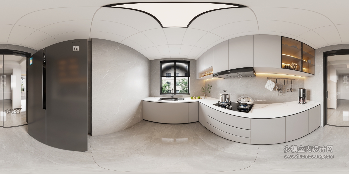 4现代厨房全景