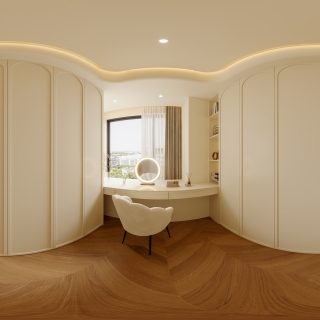 法式衣帽间全景