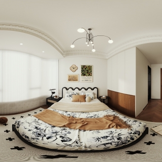 法式中古主卧全景