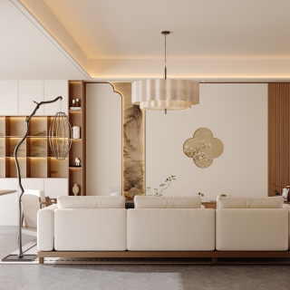 宋氏电视背景墙