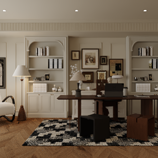 美式书房