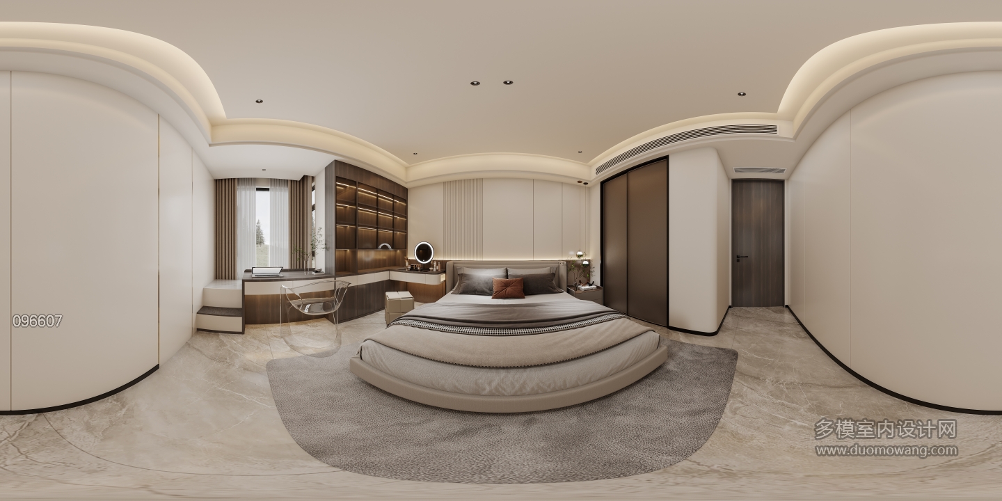 现代-次卧1全景