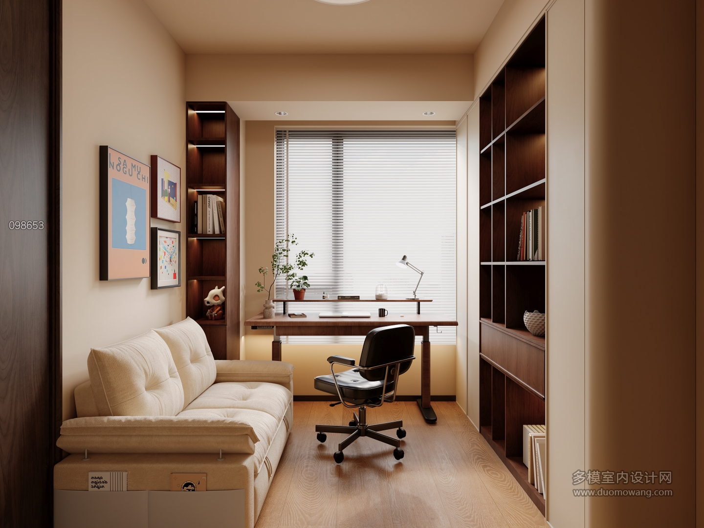 奶油中古 _书房静态