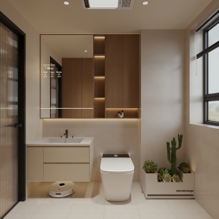 一楼 现代 客卫 单张