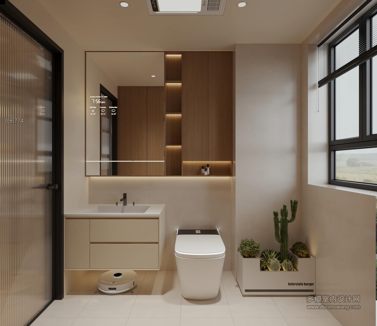 一楼 现代 客卫 单张