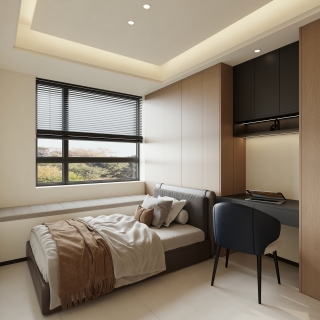 现代 男孩房 单张