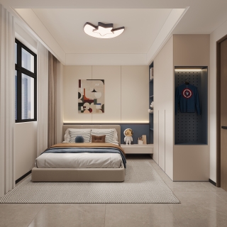 现代卧室2(视角2)