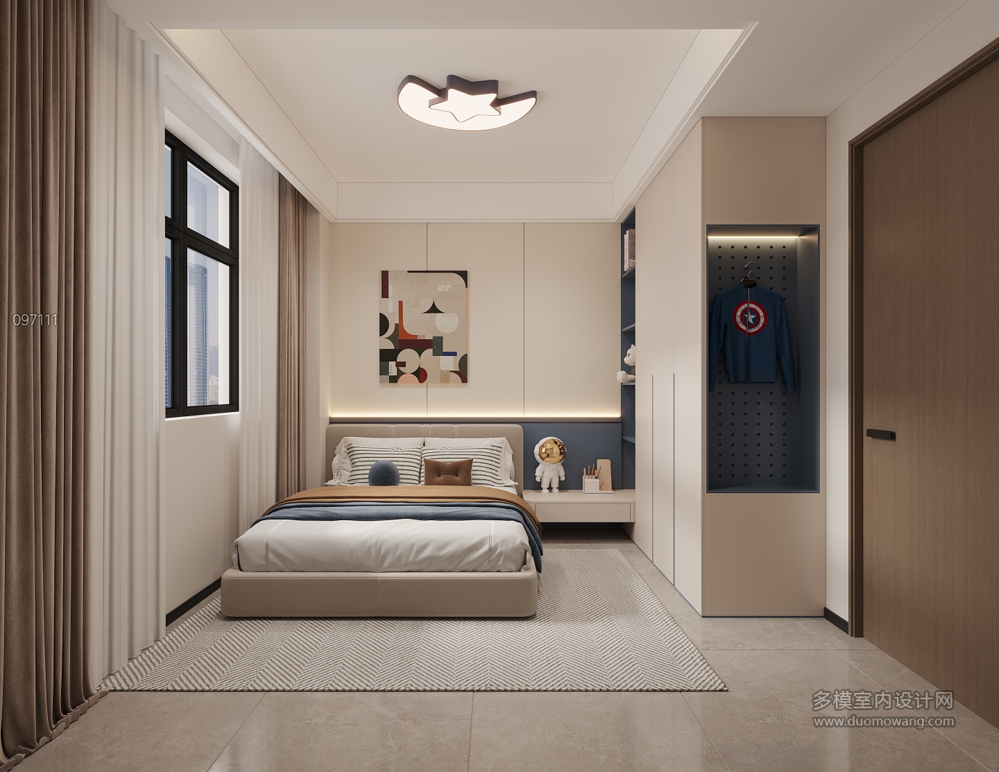 现代卧室2(视角2)
