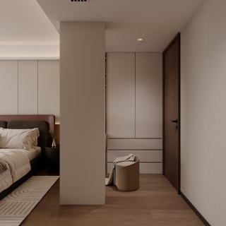 现代 主卧梳妆台静态