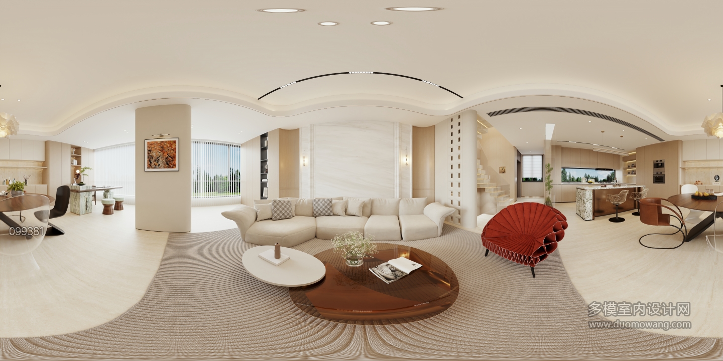 3楼 客餐厅 全景2