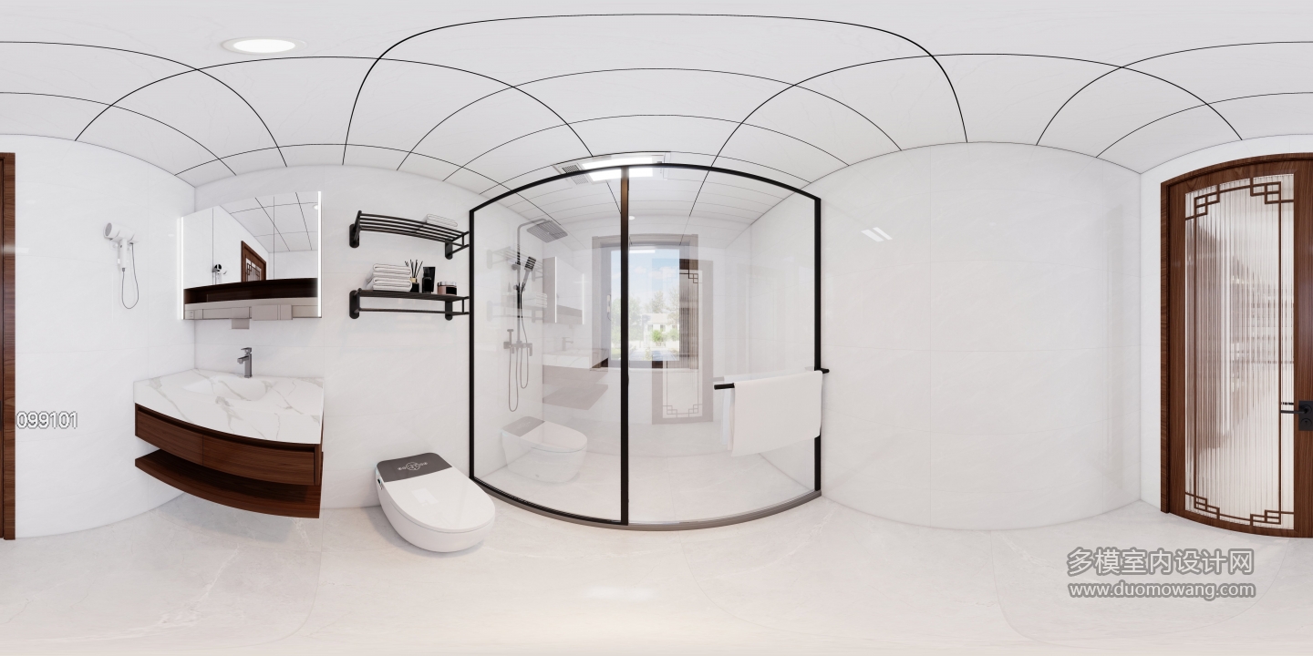 新中式二楼次卫 (2)