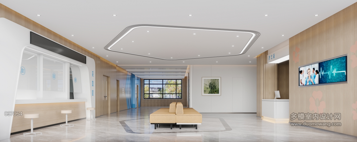 现代 二层 等候大厅