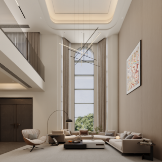 现代一层客厅01