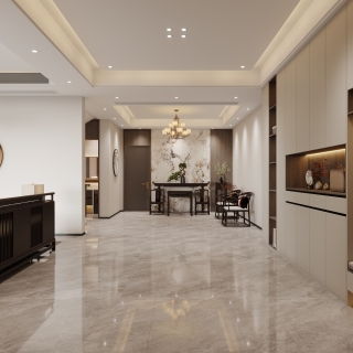 新中式中堂特写