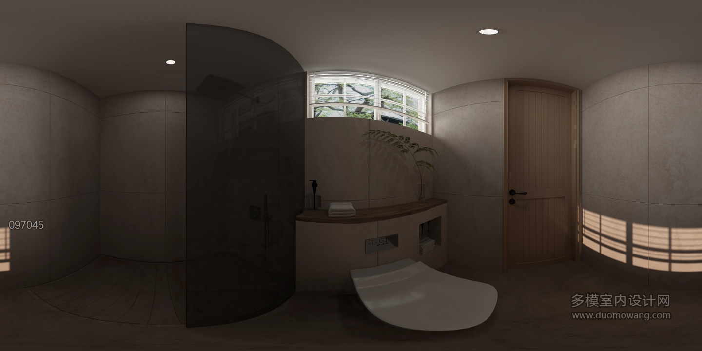 自然风1F客卧卫生间 (1)