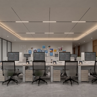 现代3号楼2层扩容办公室