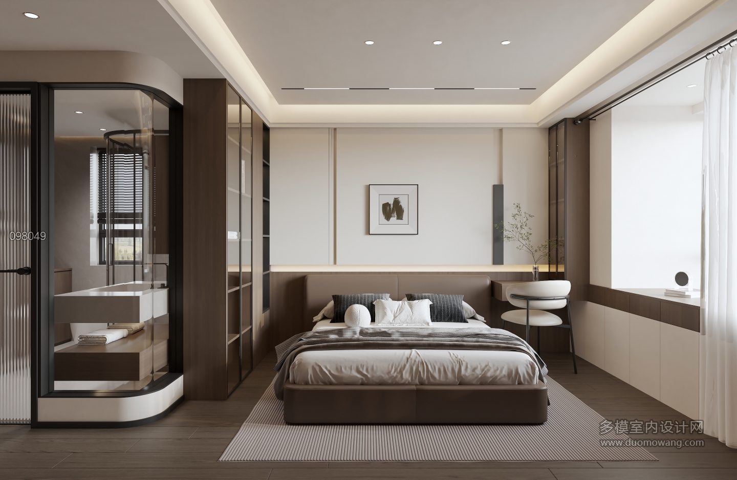 现代意式 主卧 单张