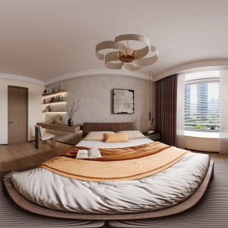 中古风 主卧全景