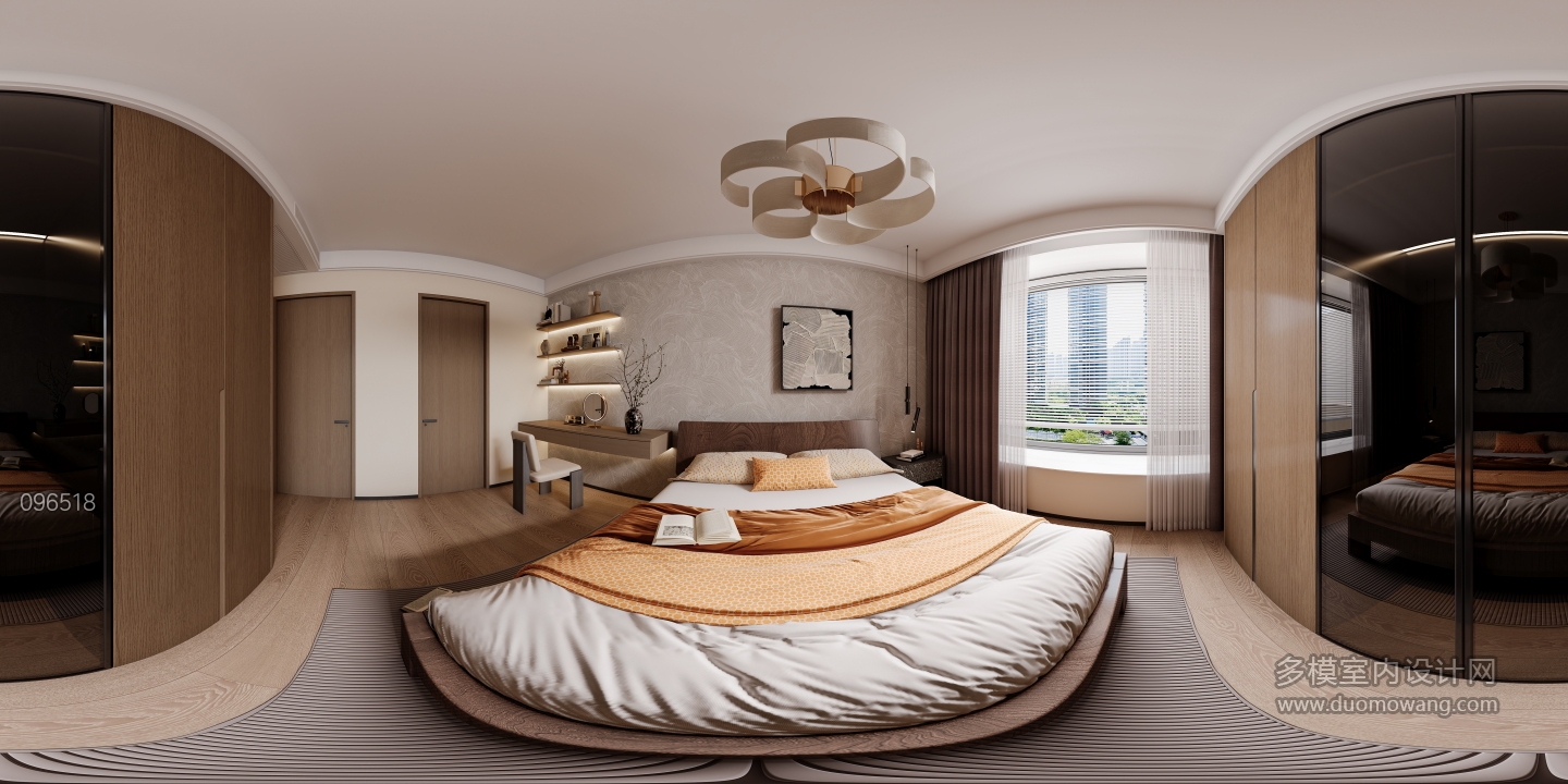 中古风 主卧全景