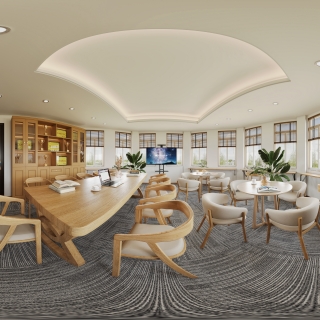 现代办公室全景