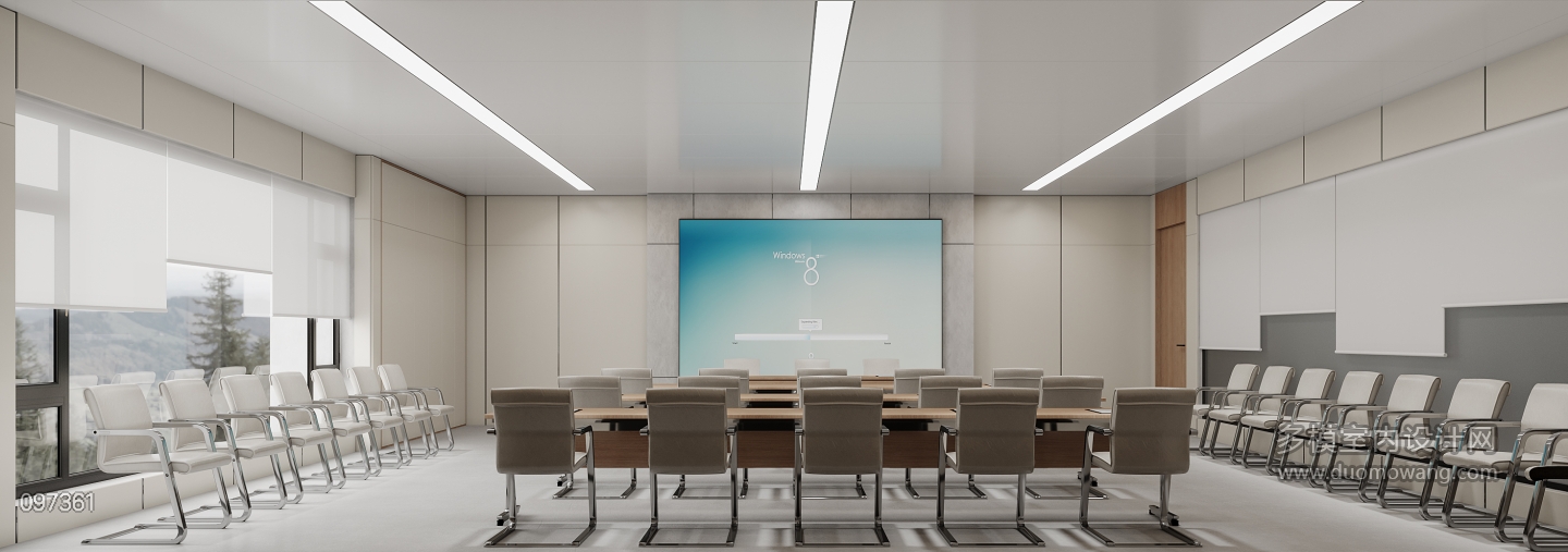 现代-政务大厅报告厅特写