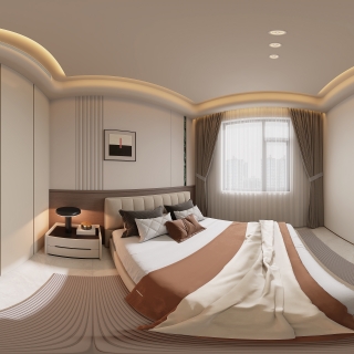 意式二楼次卧三360