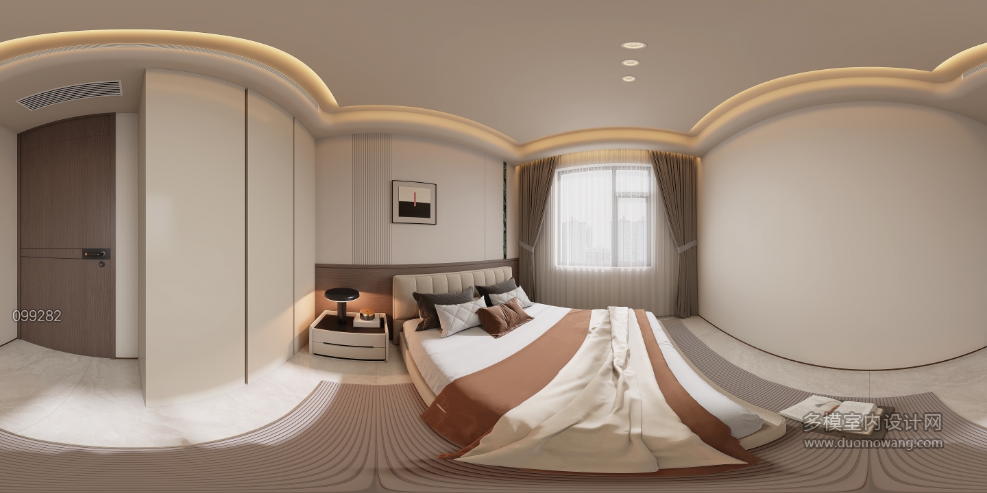 意式二楼次卧三360