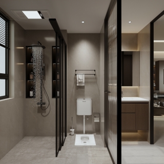 现代 卫生间 单张