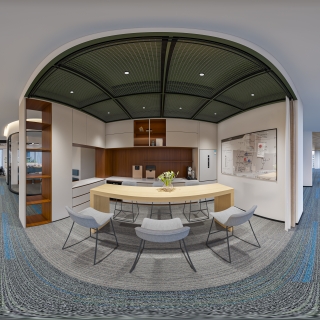 现代办公区二楼全景2