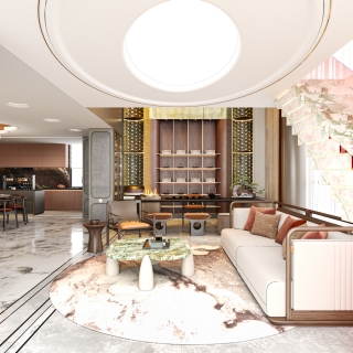 现代茶室特写 (1)