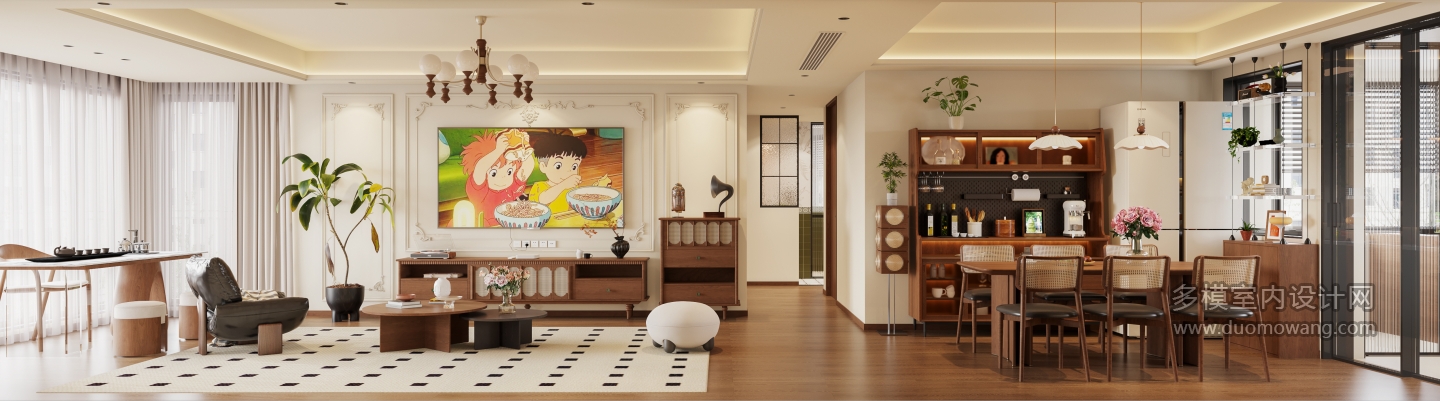 2现代中古风电视面