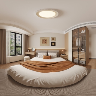 中古风主卧全景