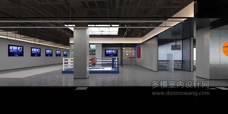 现代工装娱乐 餐饮 包房 健身 (18)