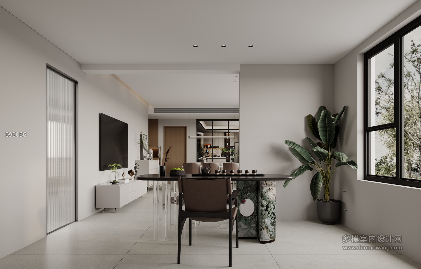 现代客餐厅特写