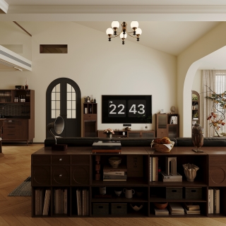 现代客餐厅单张二