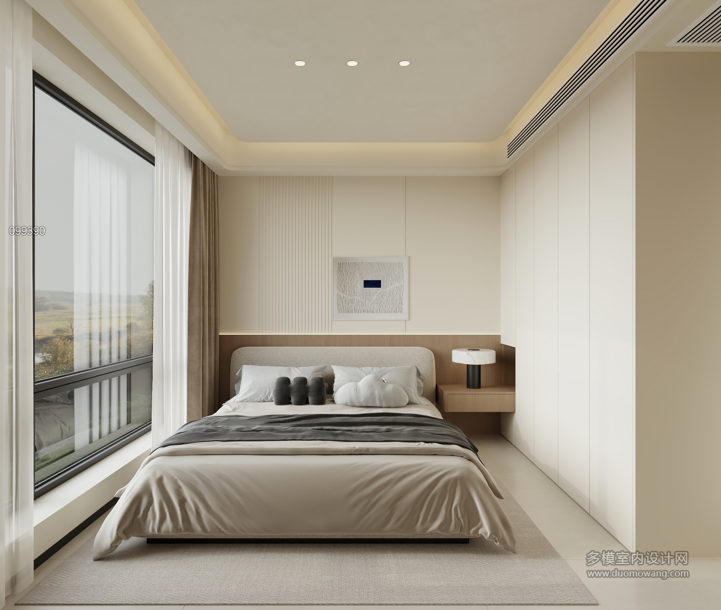 现代 主卧 单张