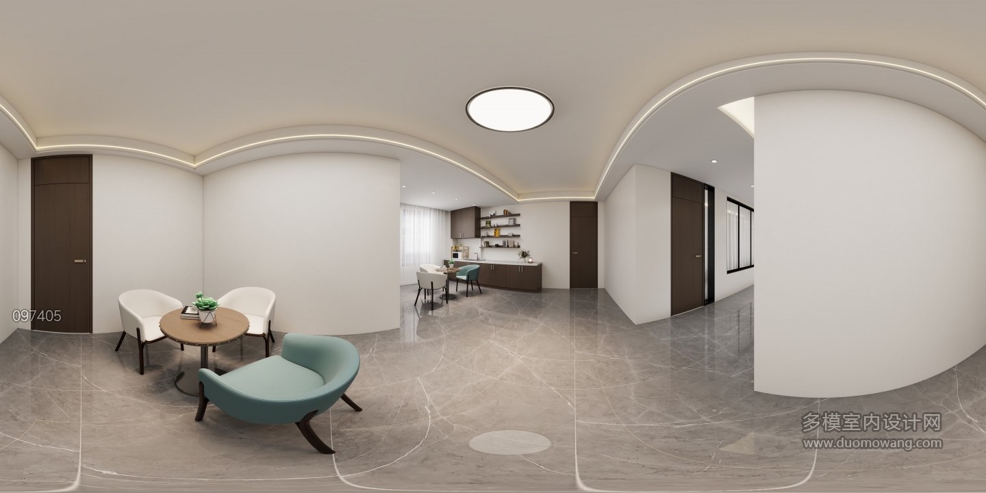 现代办公室休息区