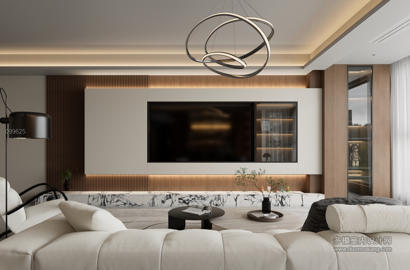 意式客厅电视墙