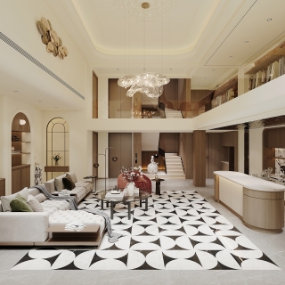 现代会客厅单张一