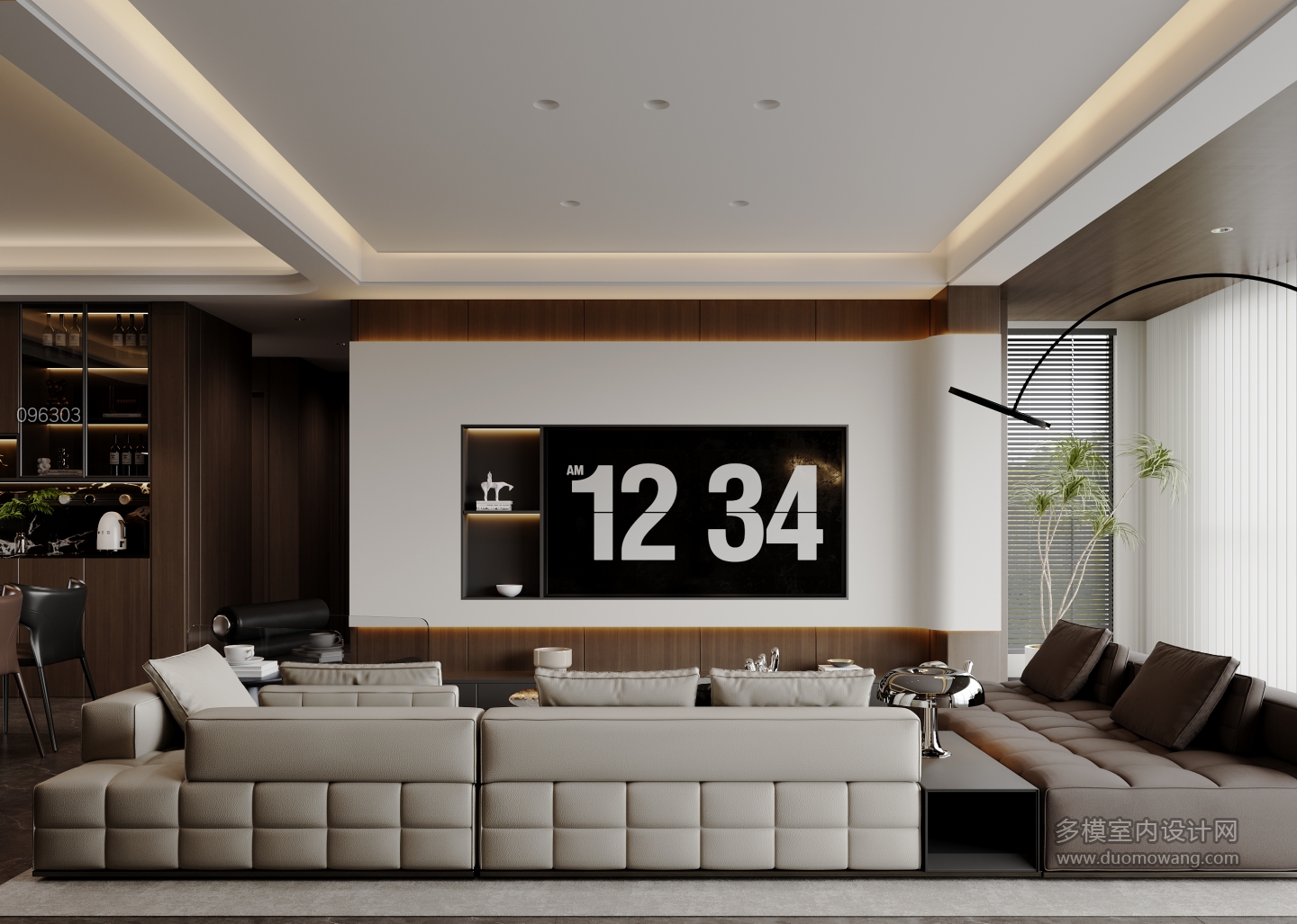 意式客餐厅_单张电视背景