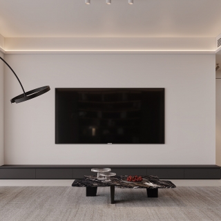 现代意式电视背景特写