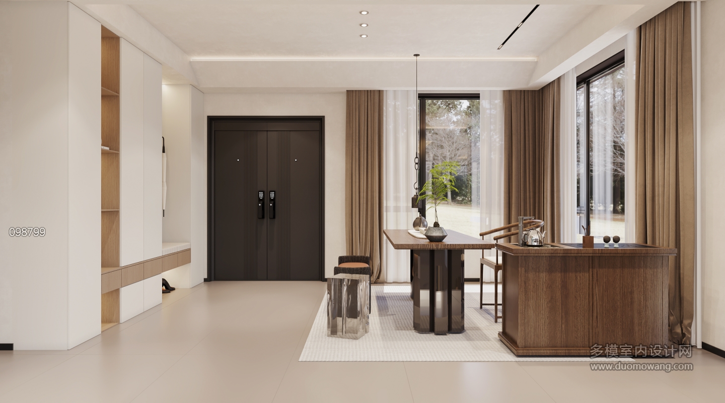 9现代一楼玄关区单张二