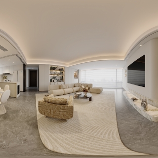 现代轻奢客餐全景