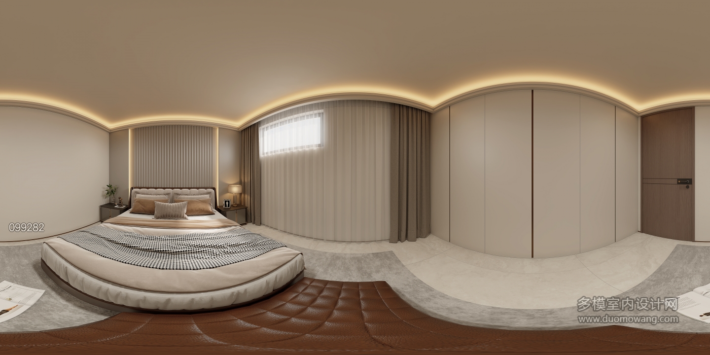 意式负一楼卧室360